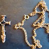 Cross upside down with beast!  Where is this from? and how old?Mystery solved!