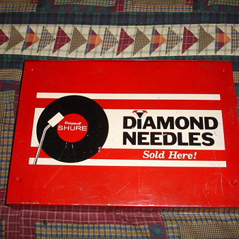 Diamond Needles (Original Shure) Metal Drawer I found  - Music