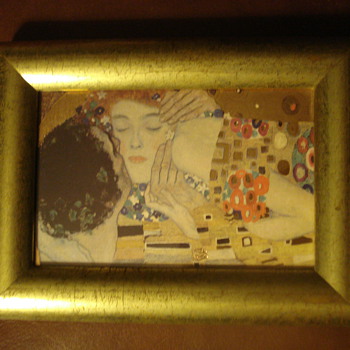 "THE KISS" BY GUSTAV KLIMT PRINT. 