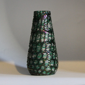 Wilhelm Kralik Snowflake Vase - Art Glass