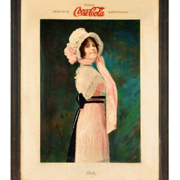 1914 Betty Sign - Coca-Cola