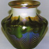 QUEZAL ART GLASS VASE, circa 1906