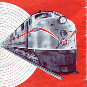 April 26, 1964 Seaboard Air Line RR Passenger Schedule - Railroadiana