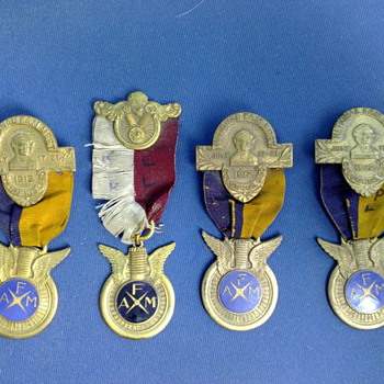 FAM  Award Medals 1911 and 1912