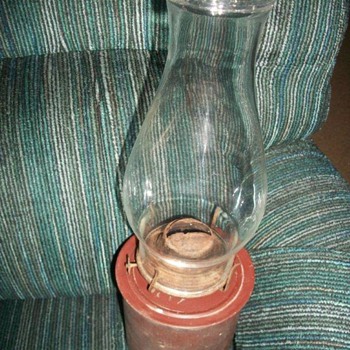 Possibly an old Switchman's table lamp (CN for Canadian National RR?) - Railroadiana