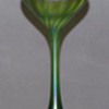 QUEZAL ART GLASS FLOWER FORM VASE, circa 1905