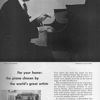 1952 - Steinway "Early American" Advertisement