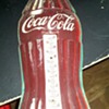 1950 Coca cola Coke bottle Thermometer