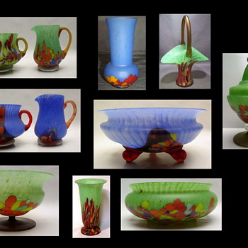 Satin Glass – Rückl? Josephinehütte? and Attributions by General Concensus. - Art Glass