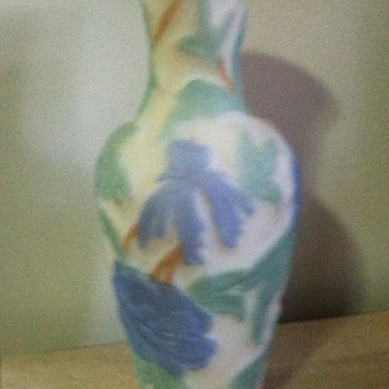 Considated Glass Lamp Base - Art Glass