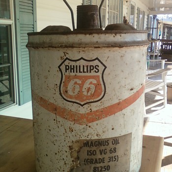 5 Gallon Phillips 66 Oil can.