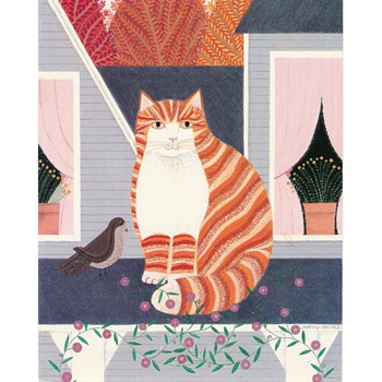 Thanksgiving Day cat - Cards