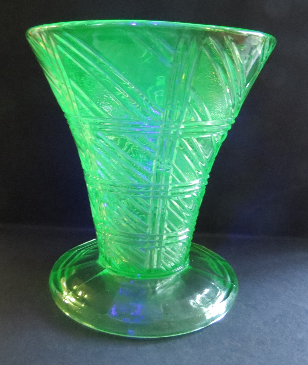 Uranium Glass Vase Collectors Weekly
