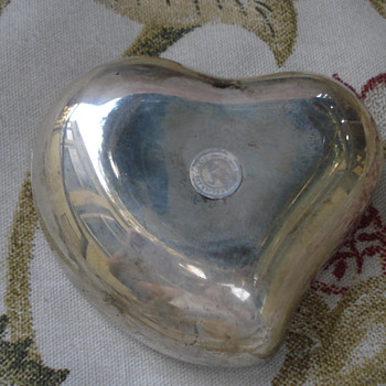 SILVER ART CO. HEART  $1.00 ESTATE FIND