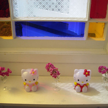 Stained Glass Entrance Hello Kitty! - Art Glass