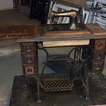 Singer Sewing Desk - Sewing