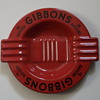 Two Vintage Gibbons Beer Ashtrays.....