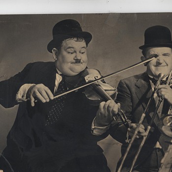 Laurel & Hardy, Charlie Chaplin - Photographs