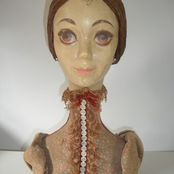 Vintage Mannequin Head - Victorian Era