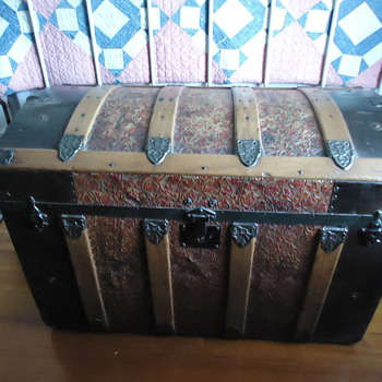 A True Antique...Just Another Old Trunk...From The 1800's - Furniture