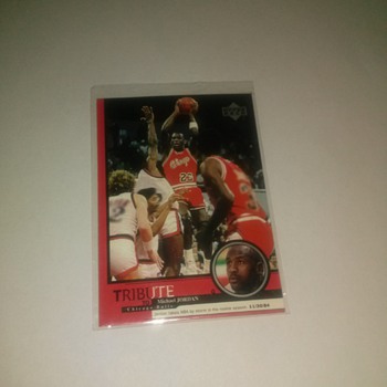 Upper Deck # 1 card Tribute To Micheal Jordan - Basketball