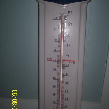 Porcelain Prestone thermometer