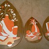 Mid Century Popcorn Art.