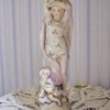 Lady & Cherub Statue