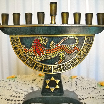 My 2 favorite Menorahs - Lamps