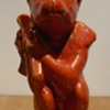 ORANGE LUSTRE MONKEY - MASARU SIGNED 