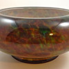 KRALIK FURNACE DECORATED BOWL, ca. 1930s