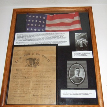 My Great Great Grandpa's civil war discharge paper - Paper