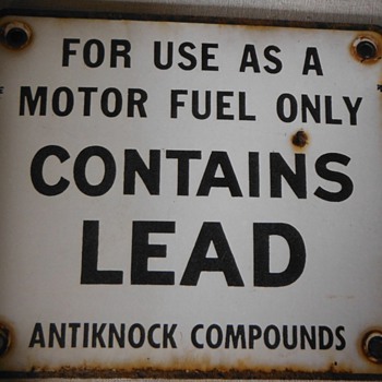 Gulf Gas Pump Parts in a Display Box - Petroliana