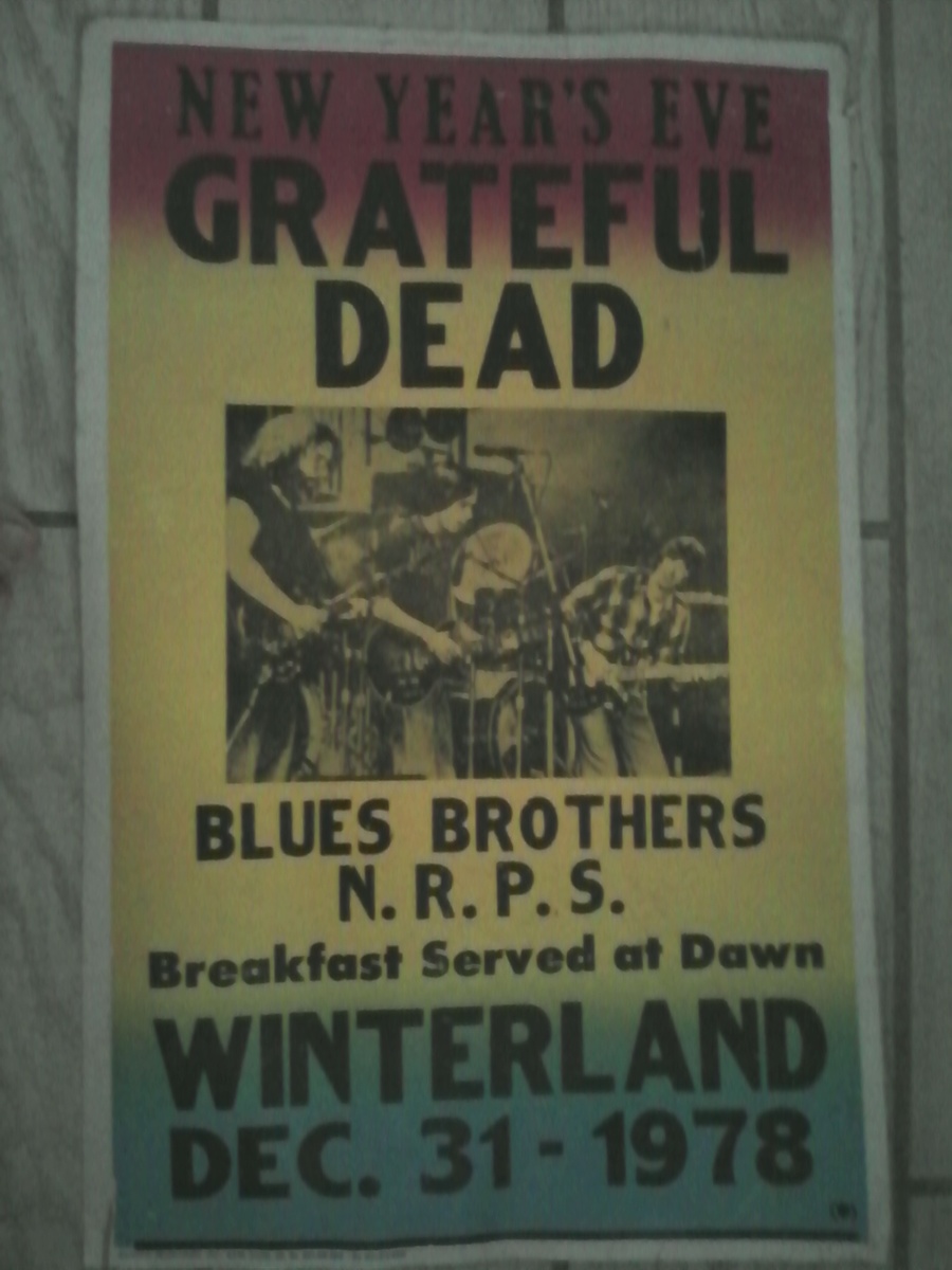 Grateful Dead 1978 Winterland concert poster. Collectors Weekly