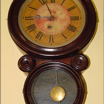 Ingram Figure Eight Wall Clock 8-Day 