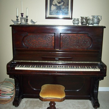 1889 Antique Steinway upright - Furniture