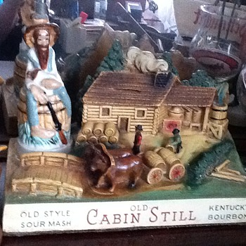 Cabin Still Decanter from 1950's