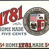 City Of Los Angeles Cigar Box Label