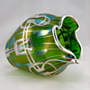 Loetz by Koloman Moser with sterling silver overlay