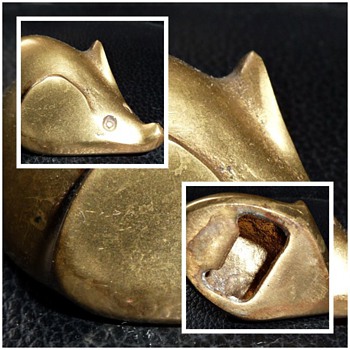 brass mouse bottle opener