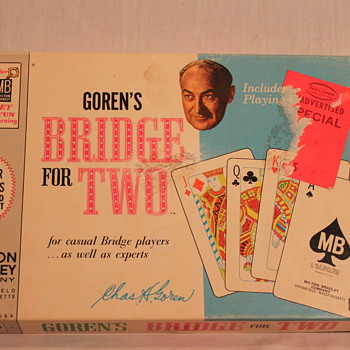 Vintage Charles Goren's Bridge For Two Card Game ~ 1964 - Games