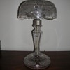 Cut Crystal Lamp - socket marked "Bryant"