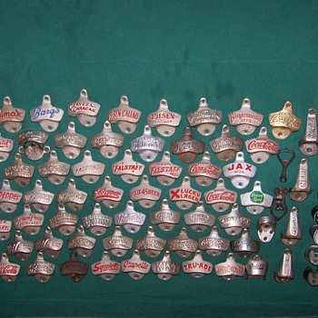 My Vintage Starr X bottle opener collection - Breweriana