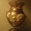 Copper and Gold art glass