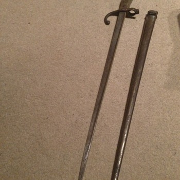 A French bayonet 19th  - Military and Wartime
