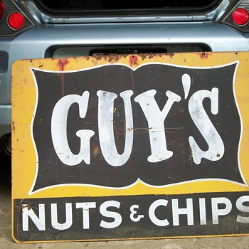guys nut sign-used for advertising - Signs