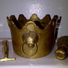 Vintage brass shaving bowl