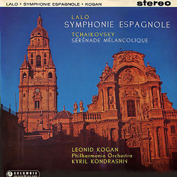 Columbia SAX 2329 - Lalo - Symphonie Espagnole - Leonid Kogan - Kyril Konderashin - Records