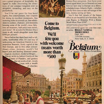 1978 - Travel Belgium Advertisement