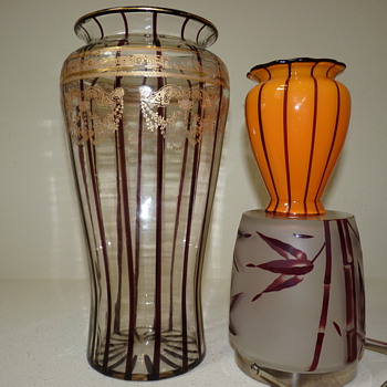 Loetz>Bawo and Dotter>Honesdale Decorating company: Versailles Pattern - Art Glass